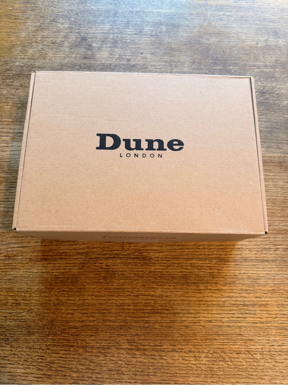T.J.Maxx Tan and Black Branded Shoe Box